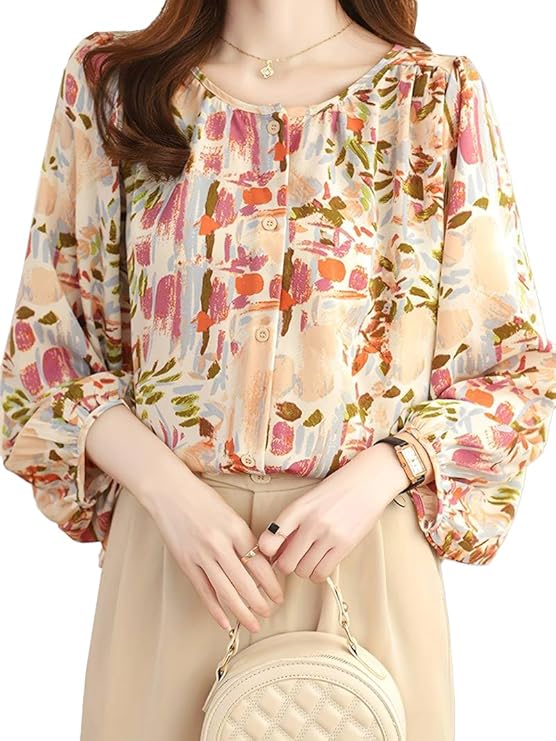 TOPLOT Women Shirt || Tops for Women || Western Tops for Woman Stylish || Trendy || Oversized (5233)